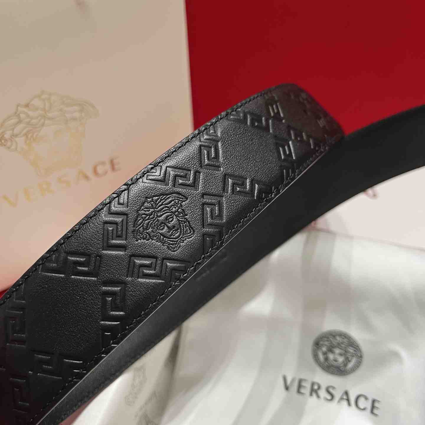 Versace Leather Belt   - DesignerGu