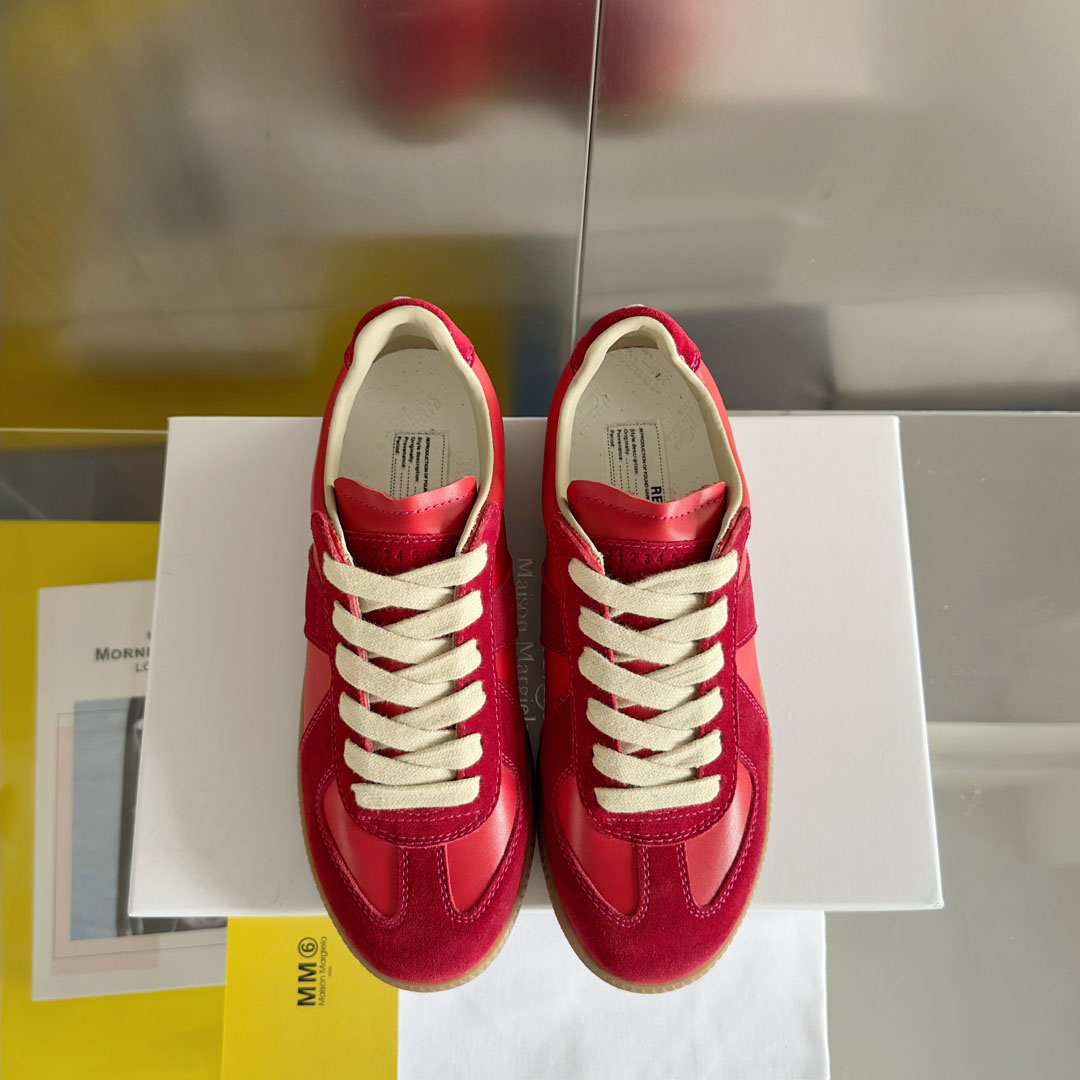 Maison Margiela  Red Replica Sneakers - DesignerGu