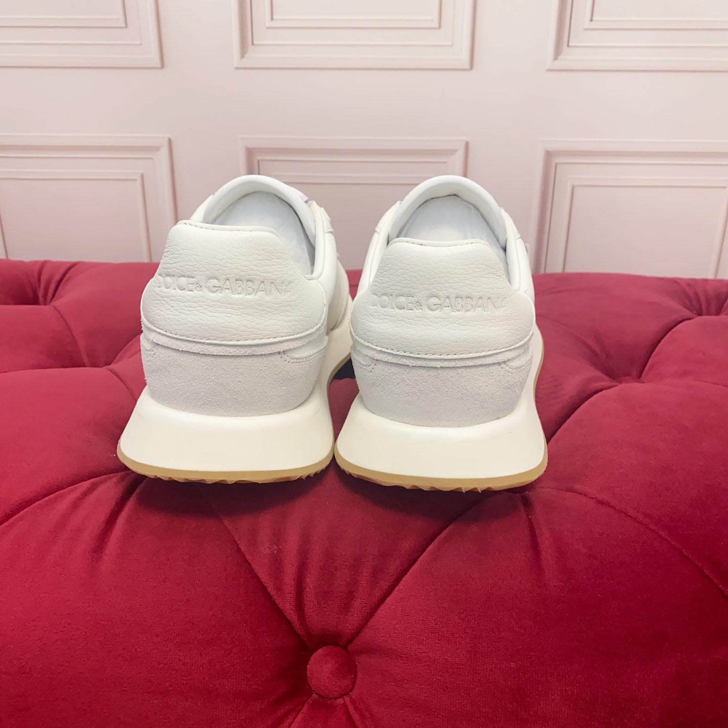 Dolce & Gabbana DG Cushion Calfskin Sneaker - DesignerGu