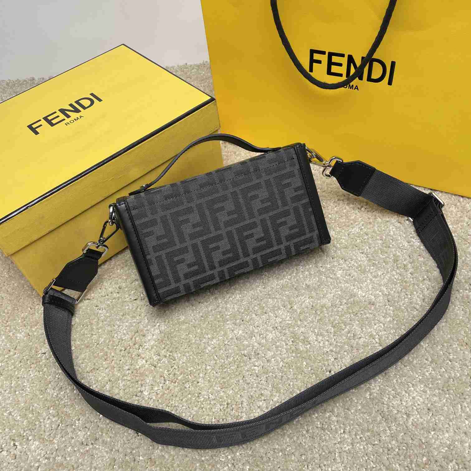Fendi FF Nylon Bag - DesignerGu