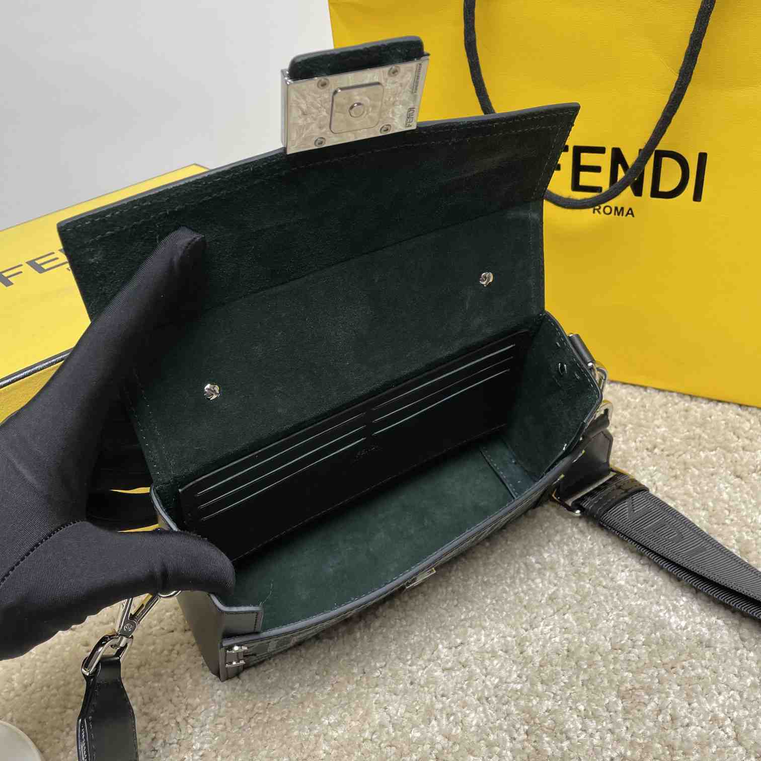 Fendi FF Nylon Bag - DesignerGu