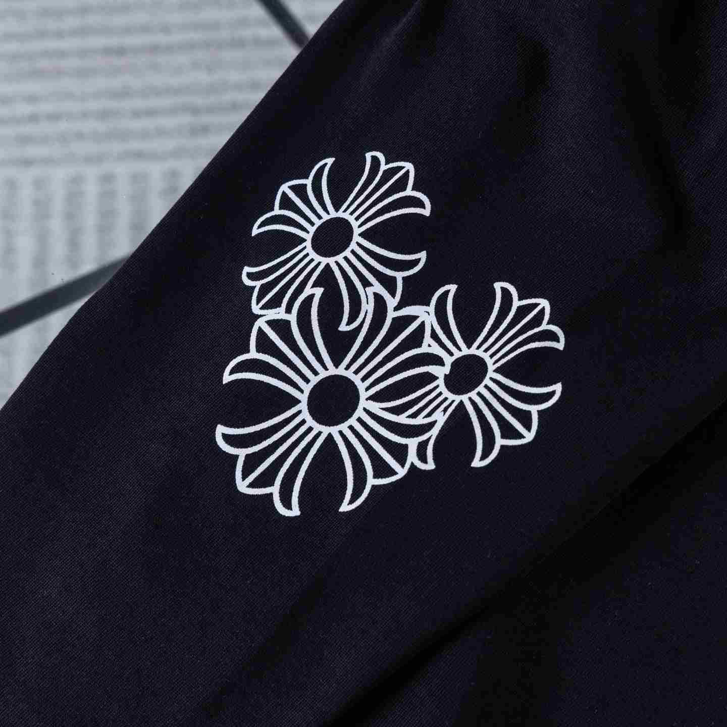 Chrome Hearts Cross Logo  Long Sleeve T-Shirt 'Black' - DesignerGu