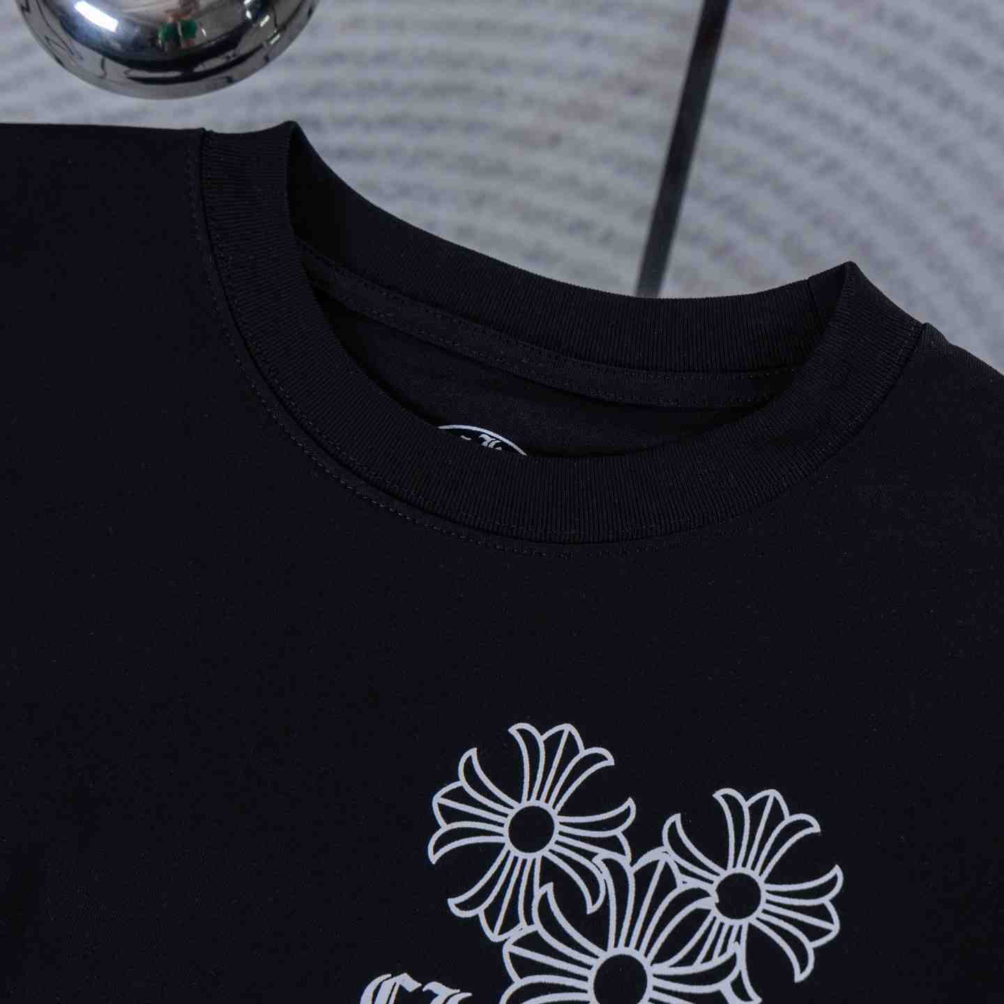 Chrome Hearts Cross Logo  Long Sleeve T-Shirt 'Black' - DesignerGu