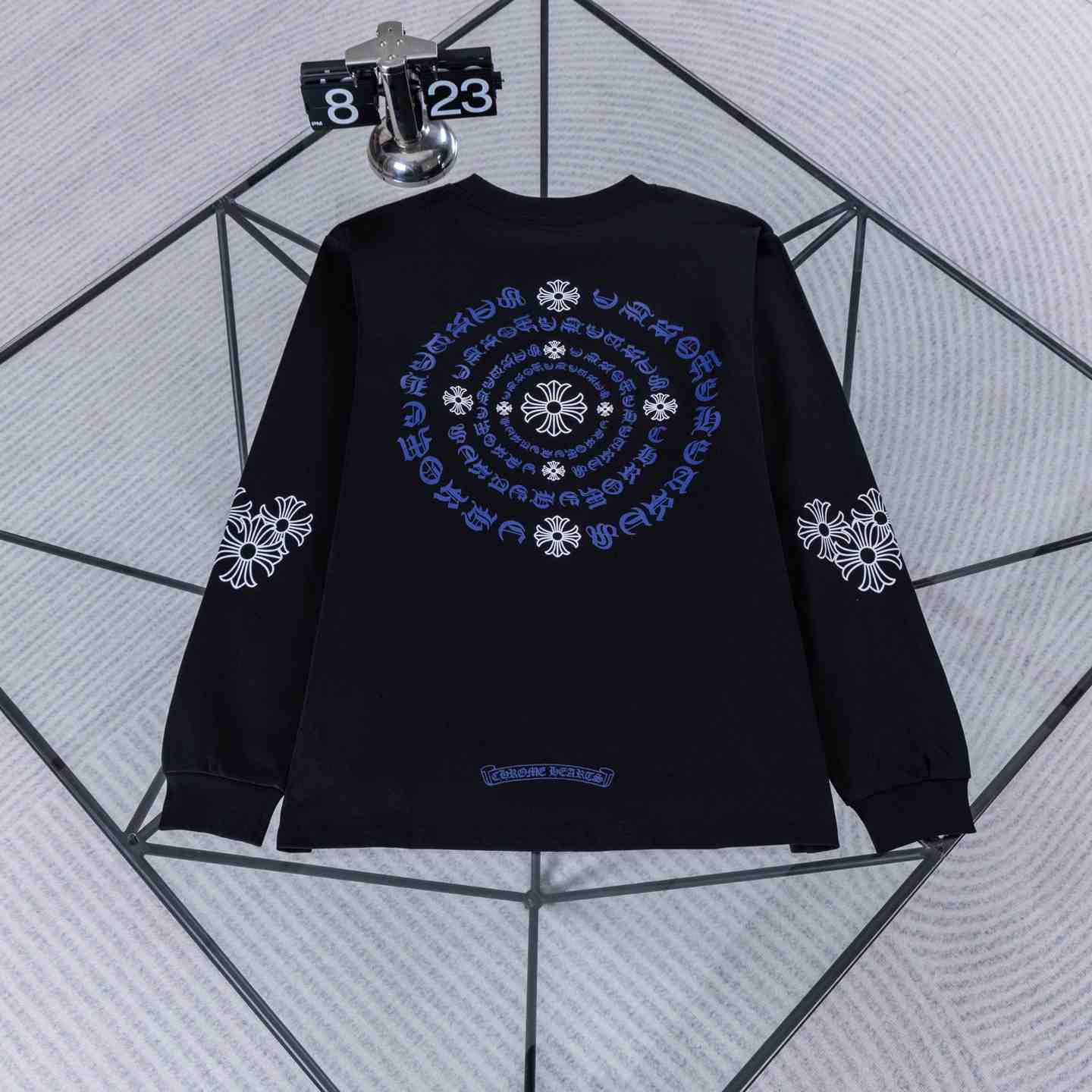 Chrome Hearts Cross Logo  Long Sleeve T-Shirt 'Black' - DesignerGu