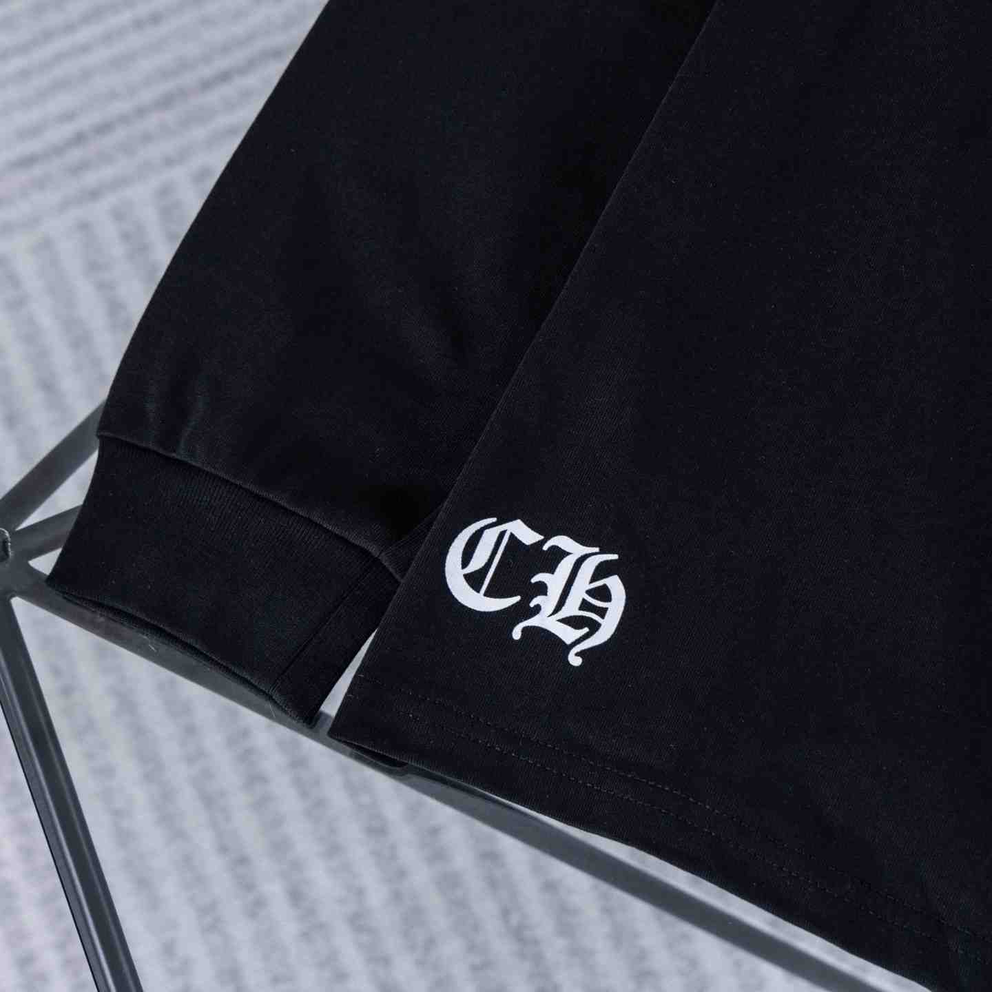 Chrome Hearts Cross Logo  Long Sleeve T-Shirt 'Black' - DesignerGu