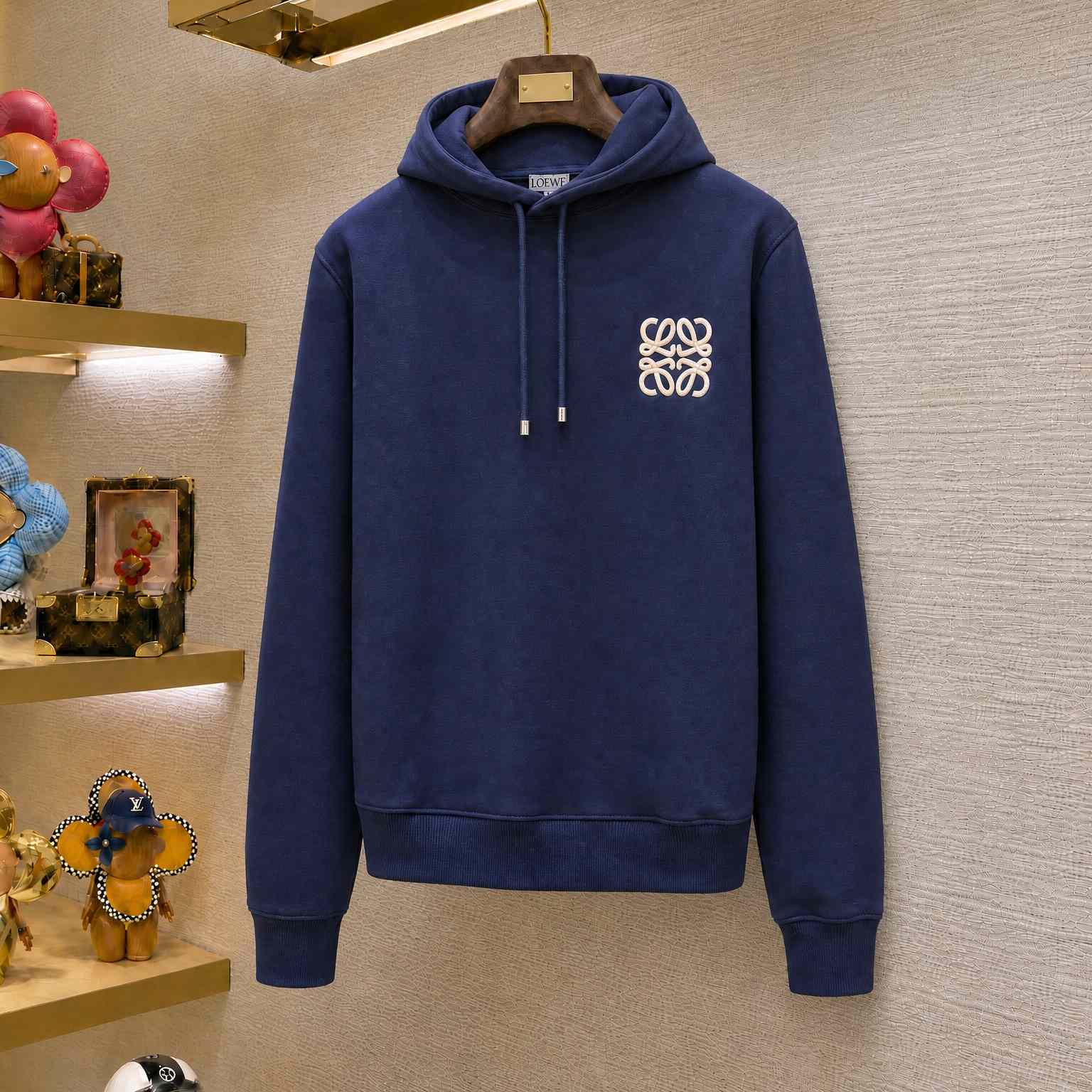 LOEWE x Paula's Ibiza Loopback Anagram Hoodie - DesignerGu