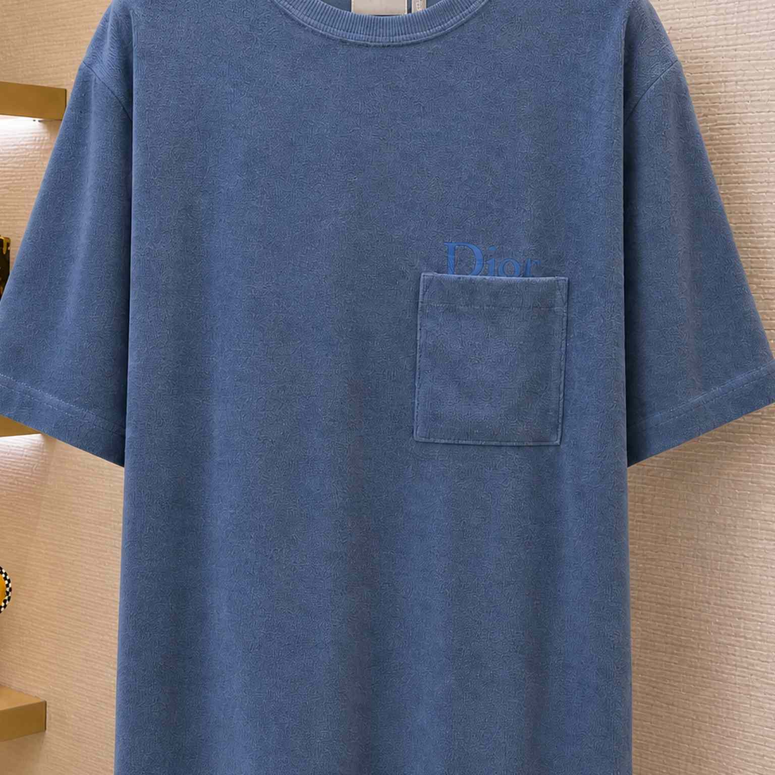 Dior T-Shirt with Dior Embroidery, Relaxed Fit - DesignerGu