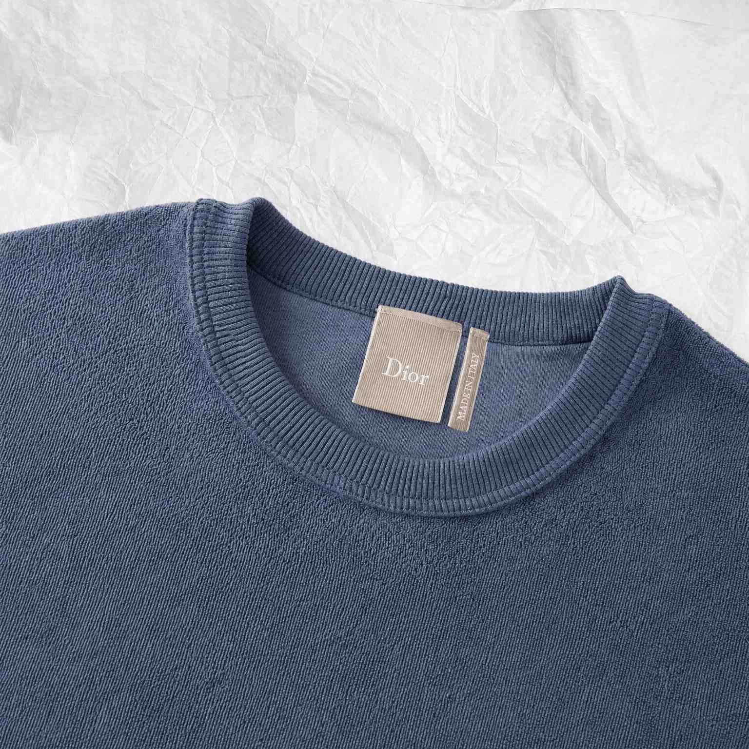 Dior T-Shirt with Dior Embroidery, Relaxed Fit - DesignerGu