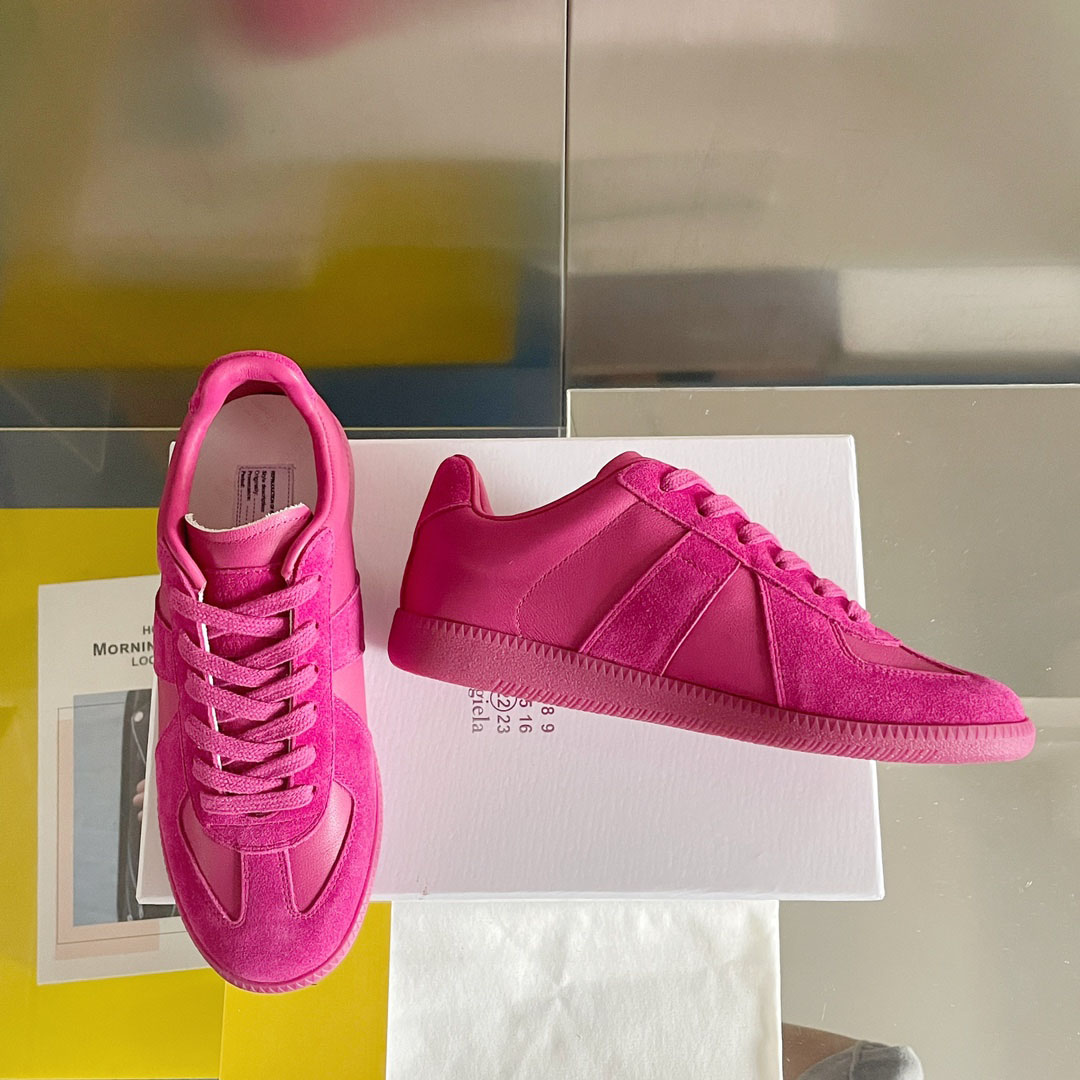 Maison Margiela Pink Replica Sneakers - DesignerGu