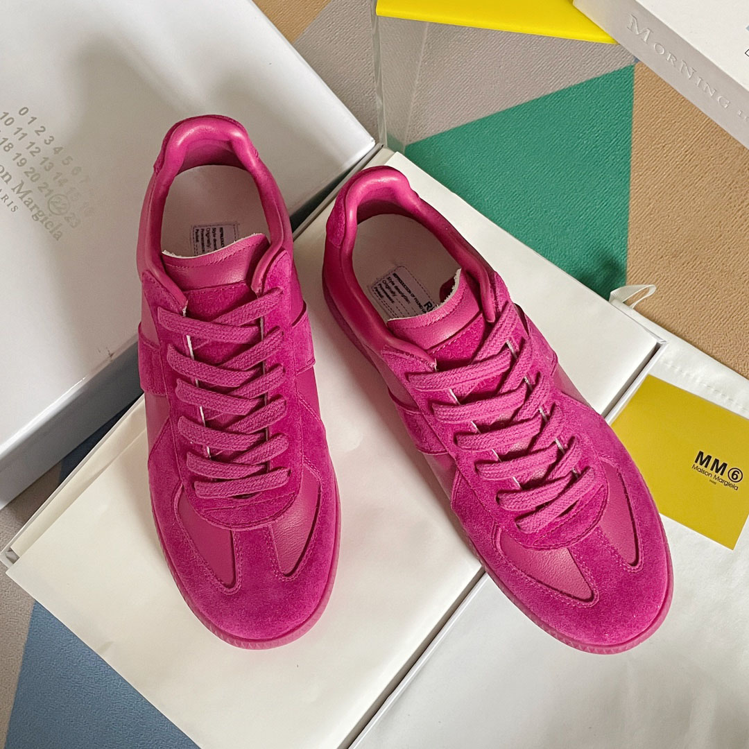 Maison Margiela Pink Replica Sneakers - DesignerGu