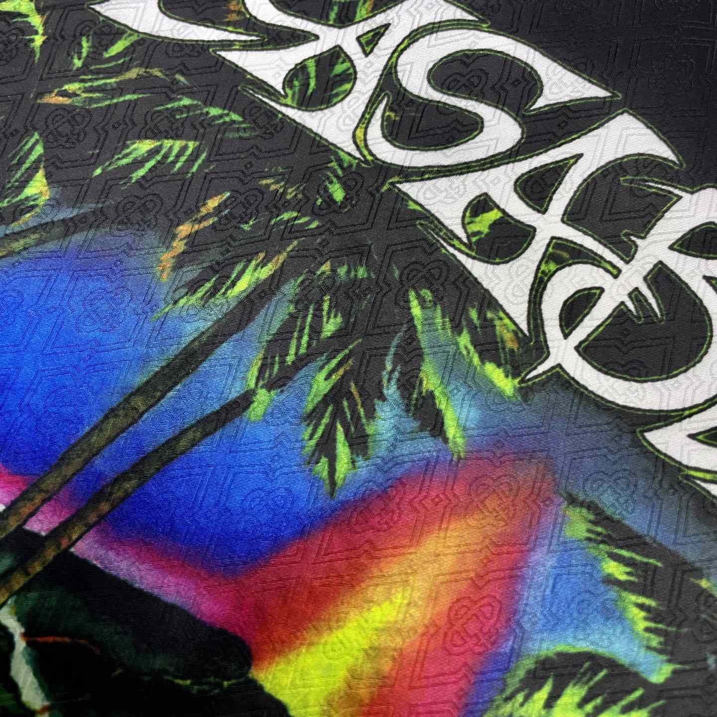 Casablanca Volcano Short Sleeve Jacquard Shirt CA3592 - DesignerGu