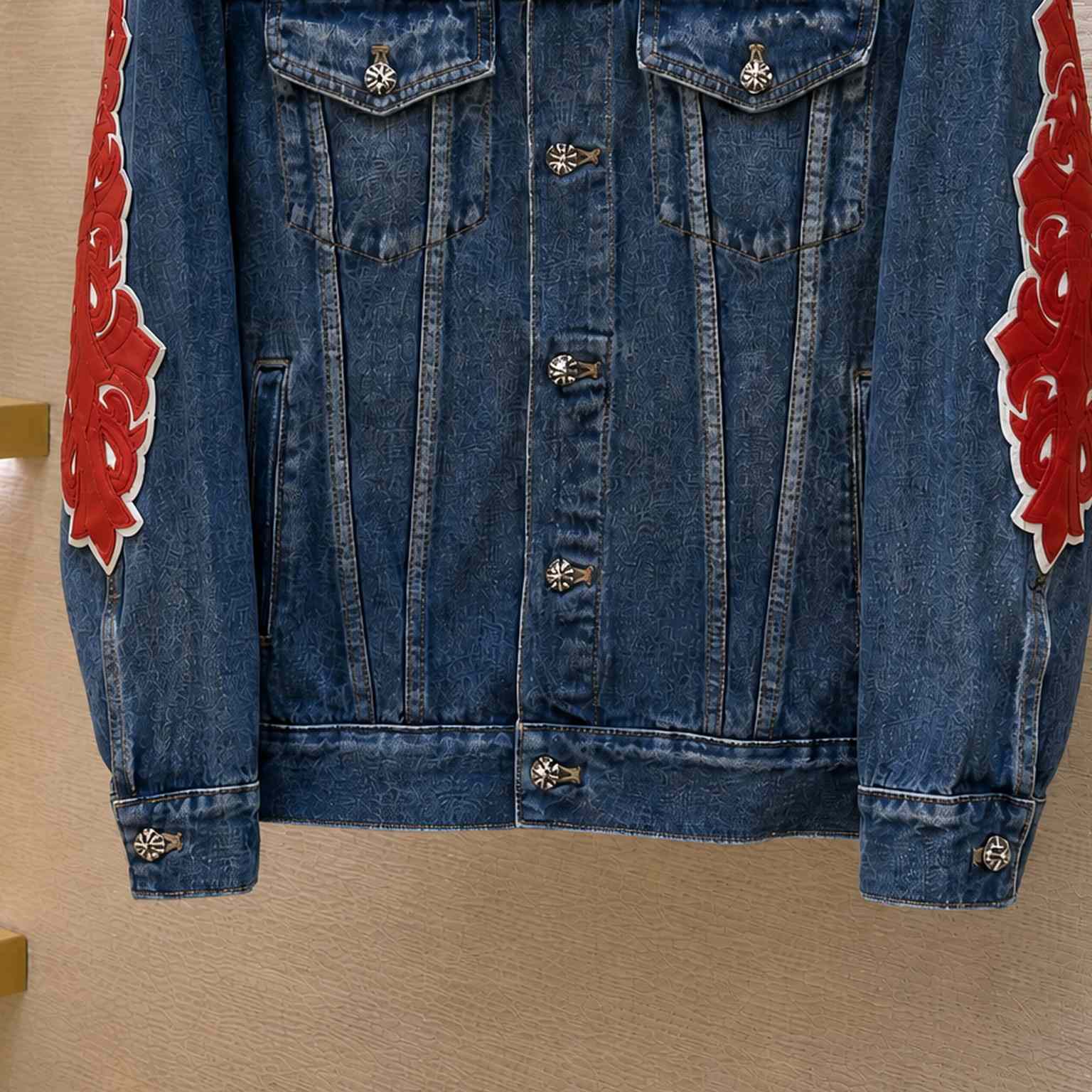 Chrome Hearts Denim Trucker Jacket - DesignerGu