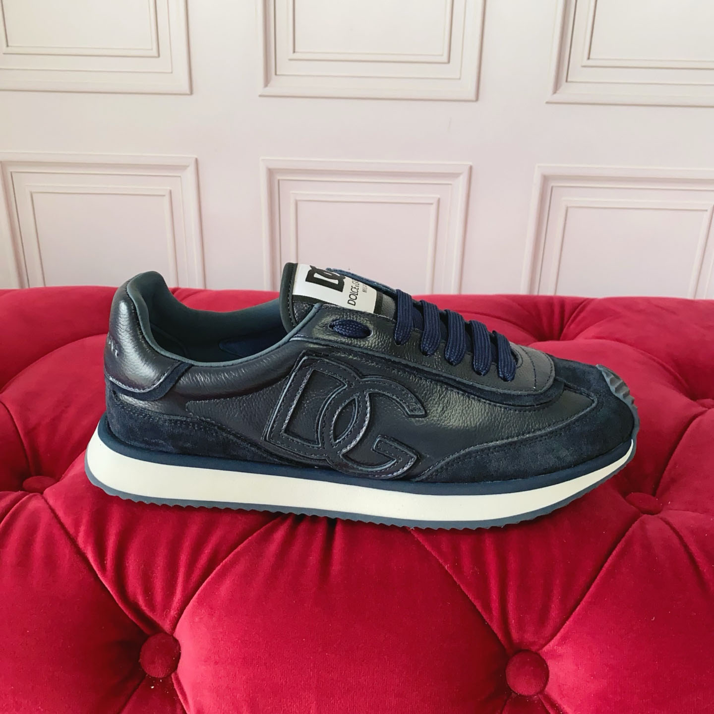 Dolce & Gabbana Logo-Patch Sneakers - DesignerGu