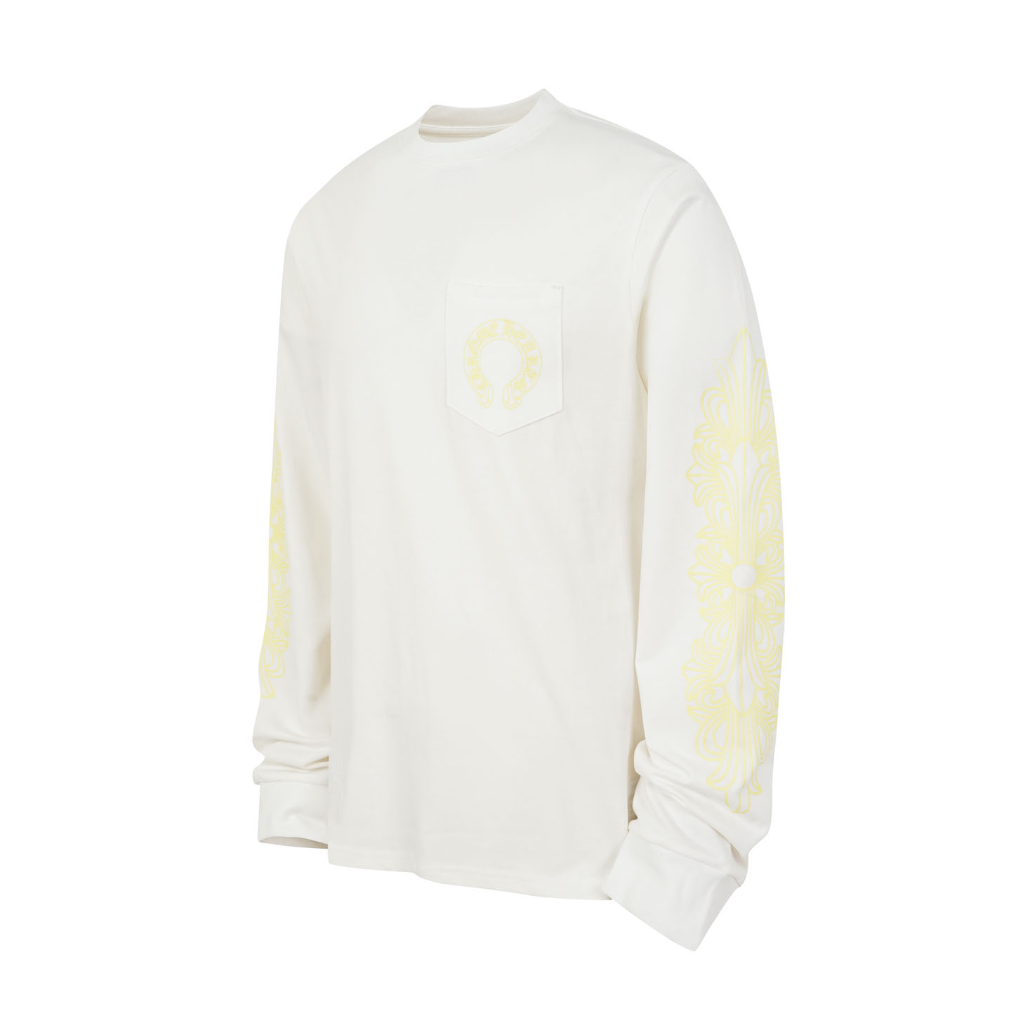 Chrome Hearts Miami Horseshoe Logo Long Sleeve T-Shirt - DesignerGu