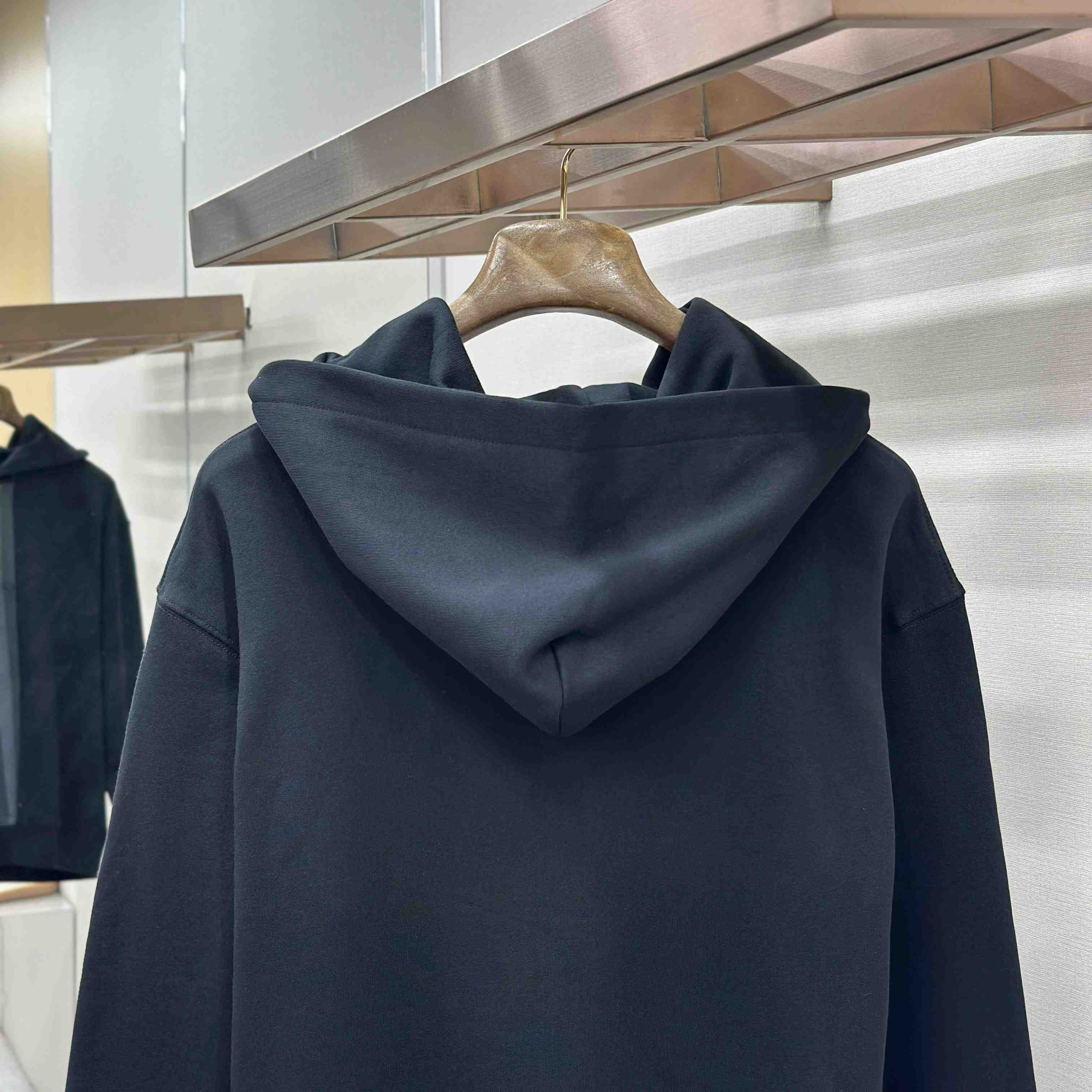 Gucci  Cotton Hooded Sweatshirt With Muted Web - DesignerGu