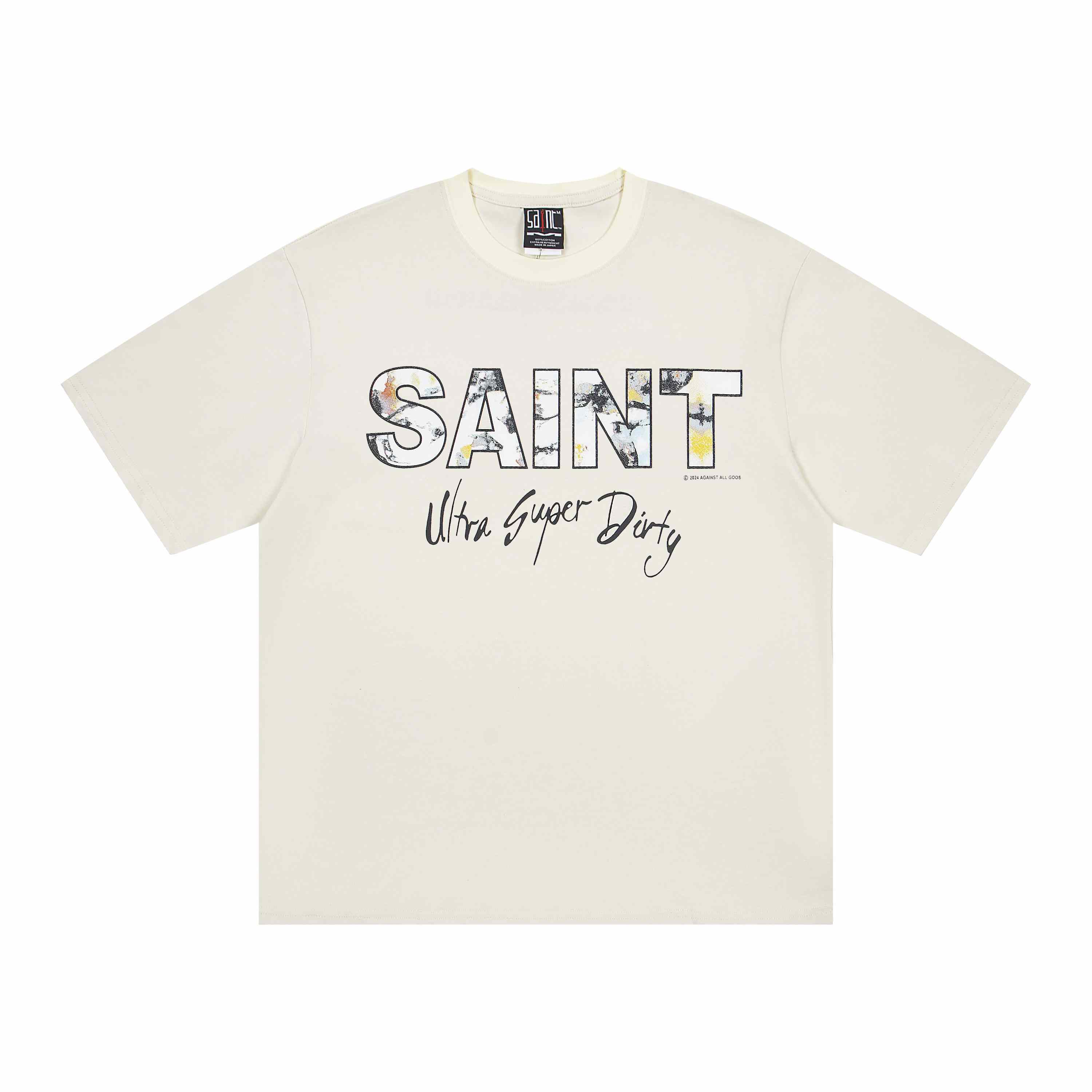 Saint Michael Short-Sleeve Super Dirty Tee  - DesignerGu