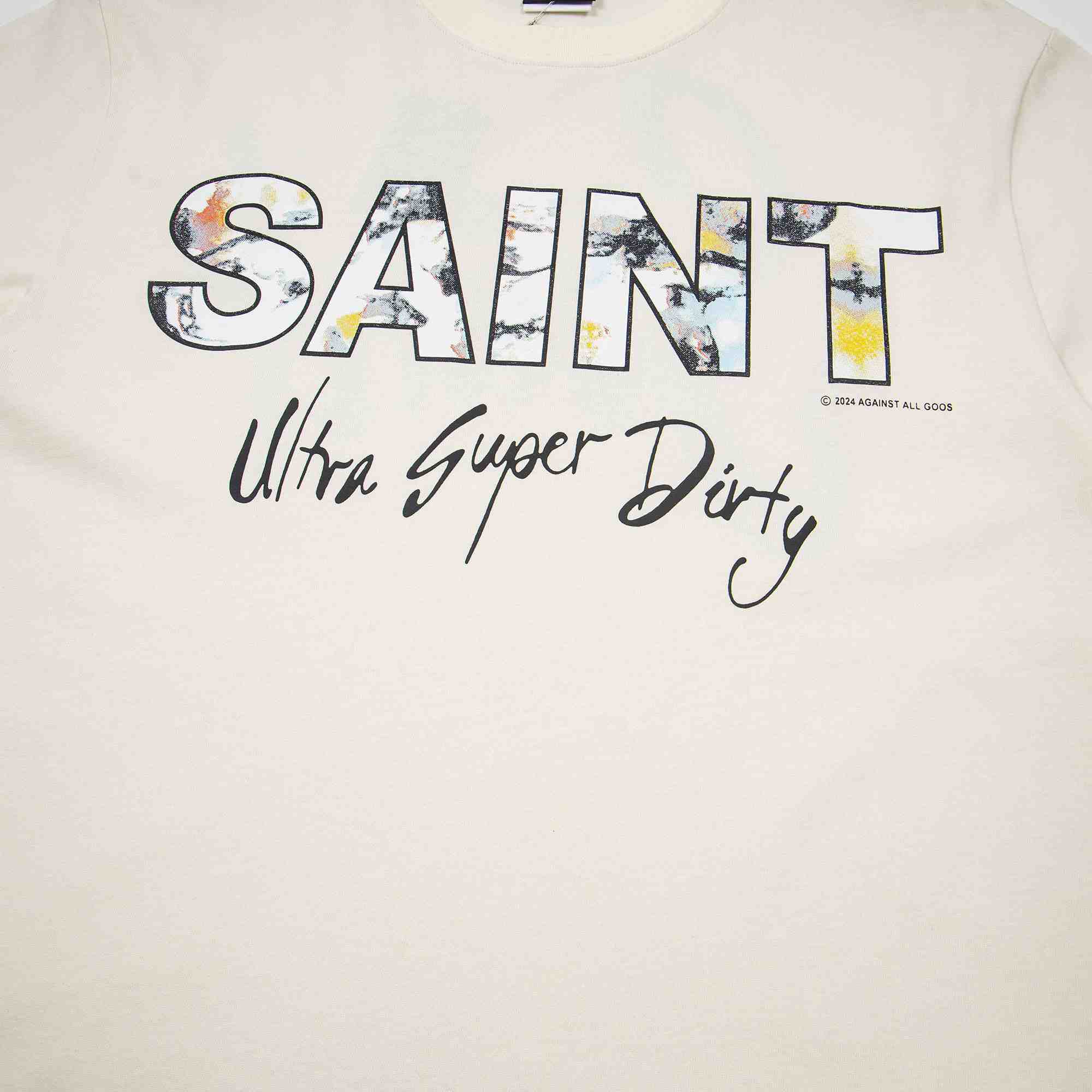 Saint Michael Short-Sleeve Super Dirty Tee  - DesignerGu