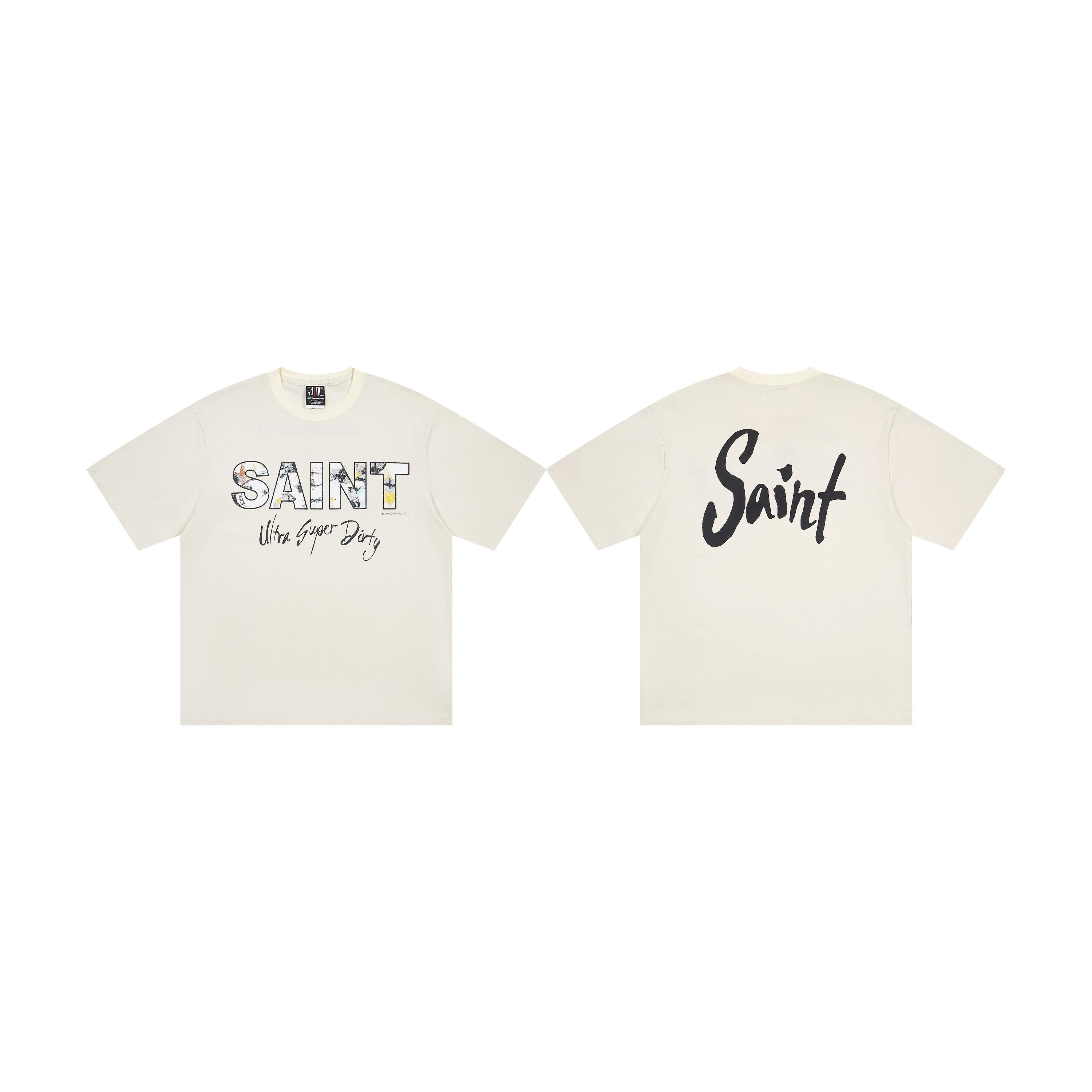 Saint Michael Short-Sleeve Super Dirty Tee  - DesignerGu