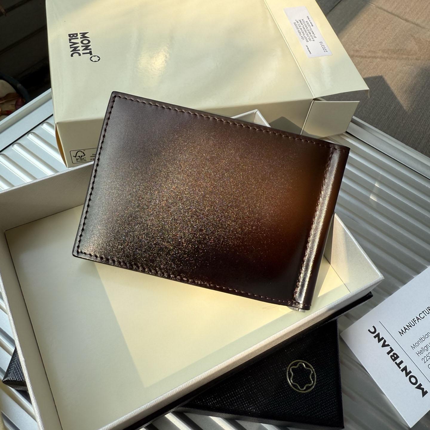 Montblanc Meisterstück Wallet 6cc with Money Clip - DesignerGu
