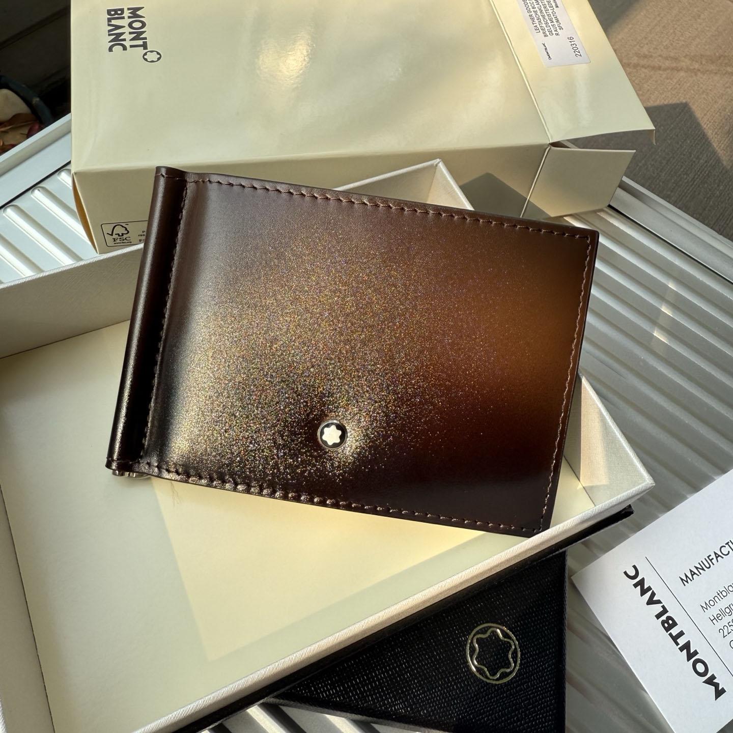 Montblanc Meisterstück Wallet 6cc with Money Clip - DesignerGu