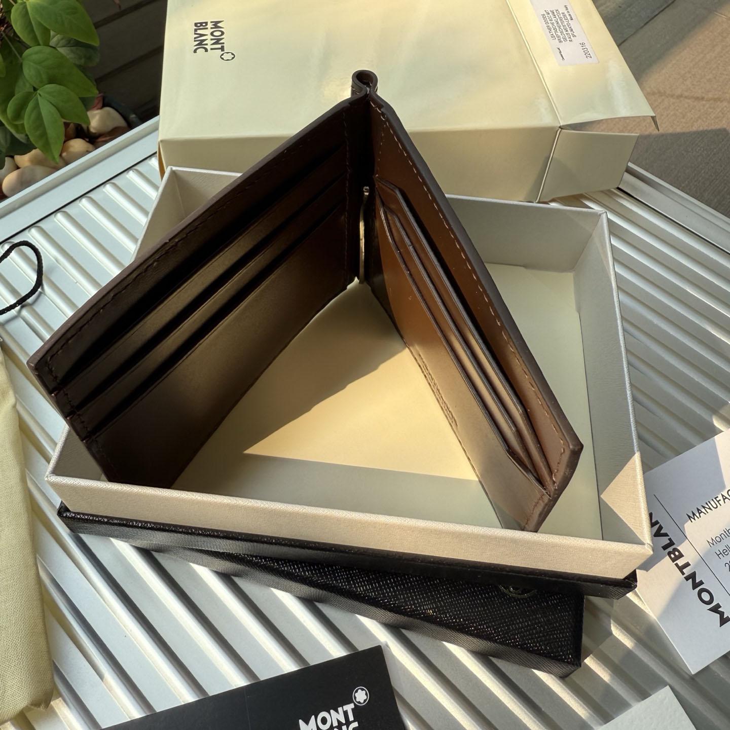 Montblanc Meisterstück Wallet 6cc with Money Clip - DesignerGu