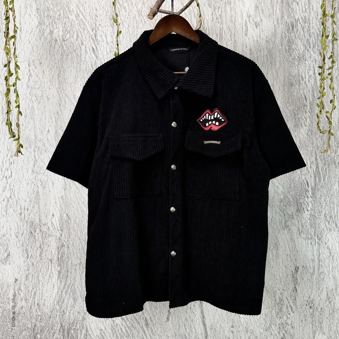 Chrome Hearts Matty Boy Chomper Corduroy Shirt - DesignerGu