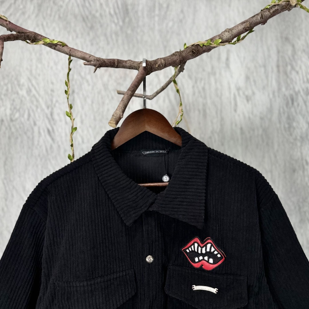 Chrome Hearts Matty Boy Chomper Corduroy Shirt - DesignerGu