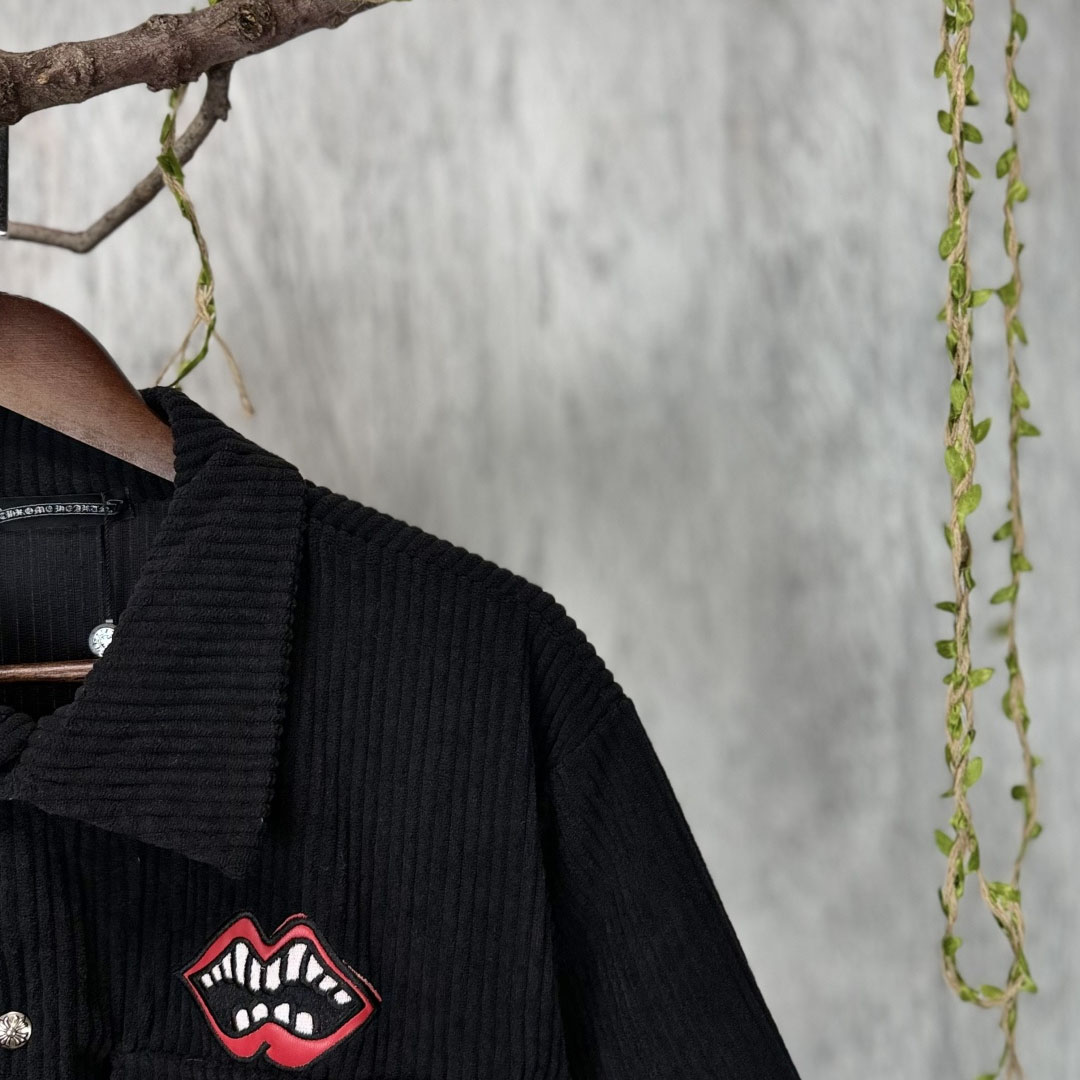 Chrome Hearts Matty Boy Chomper Corduroy Shirt - DesignerGu
