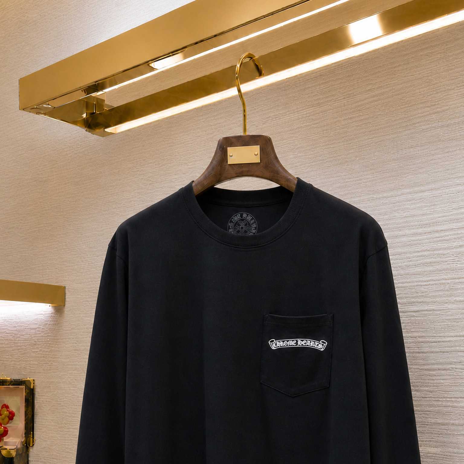 Chrome Hearts St. Barth Long Sleeve T-shirt  'Black' - DesignerGu
