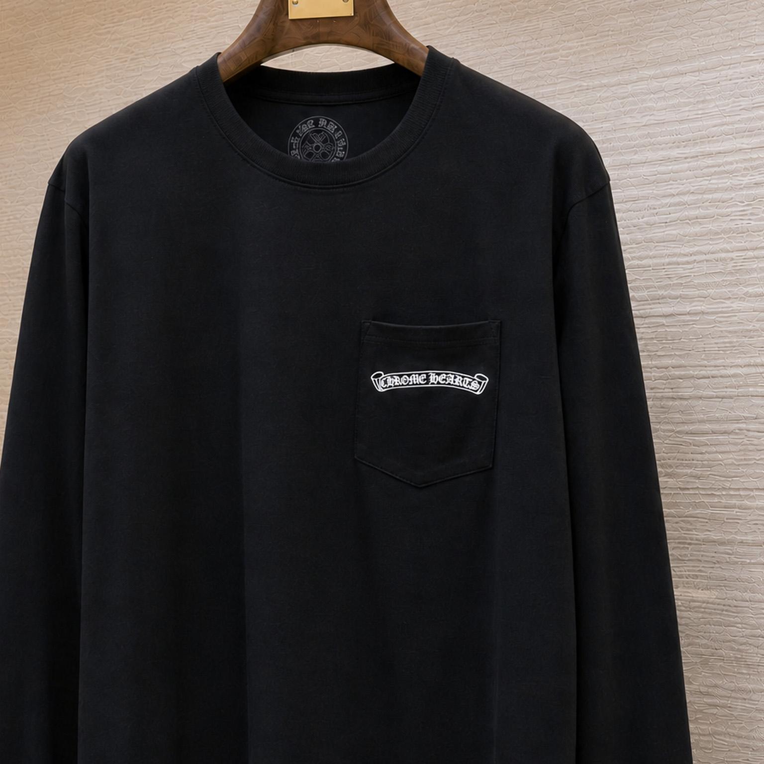 Chrome Hearts St. Barth Long Sleeve T-shirt  'Black' - DesignerGu