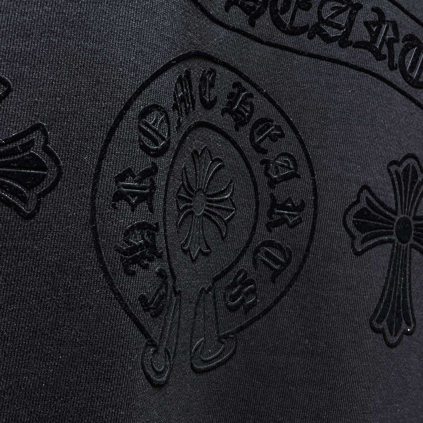 Chrome Hearts Cross Embroidery Black Hoodie - DesignerGu