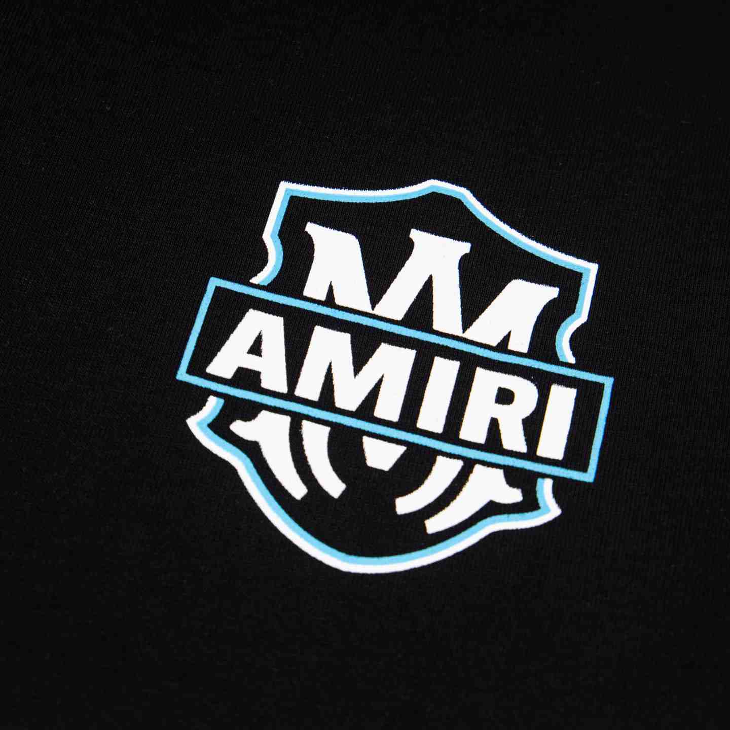 Amiri Cotton Eagle Flames Long Sleeve T-Shirt 'Black' - DesignerGu