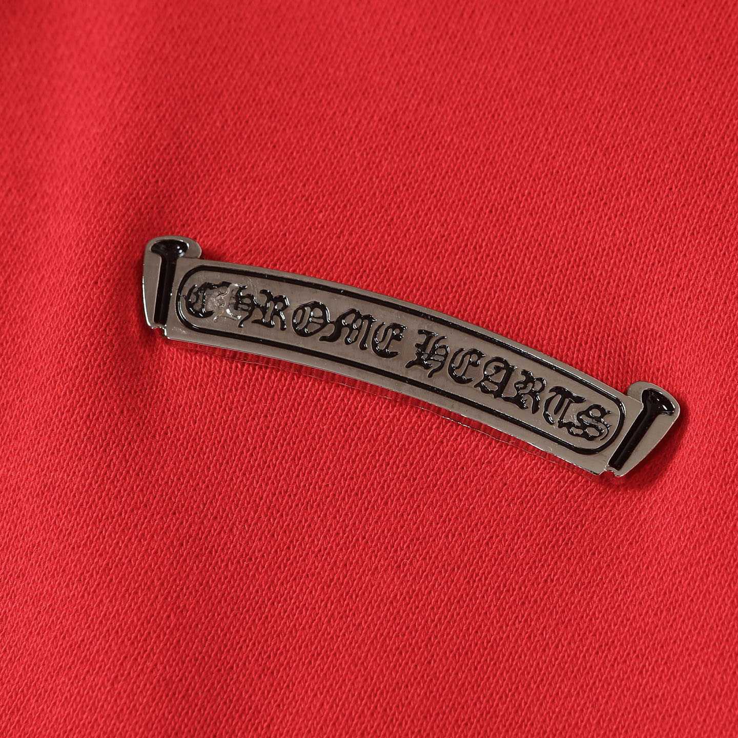 Chrome Hearts Embroidered King Taco Zip Up Hoodie 'Red' - DesignerGu