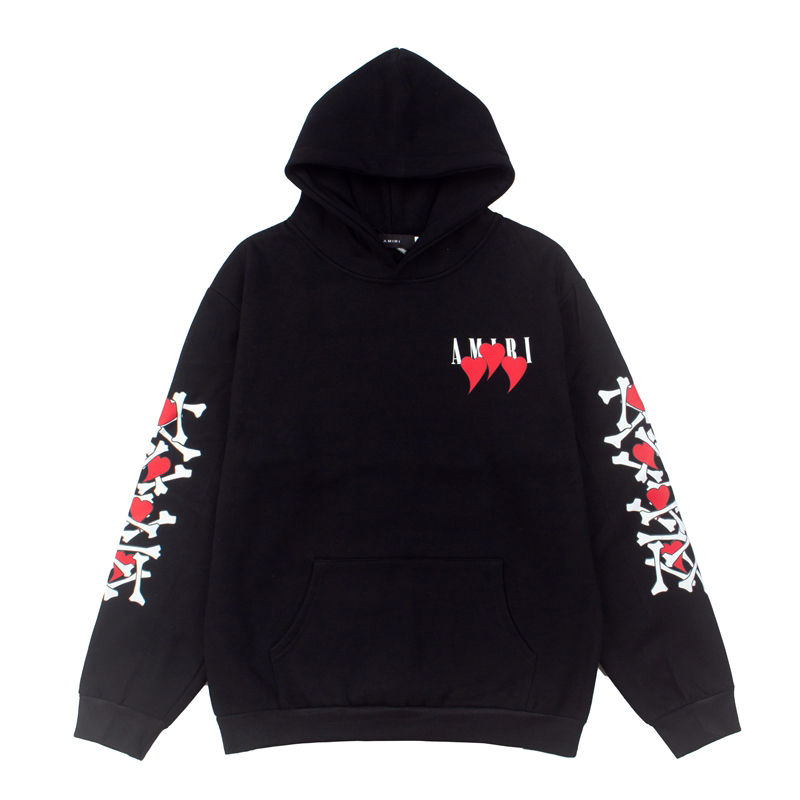 Amiri Three Heart Bones Hoody - DesignerGu