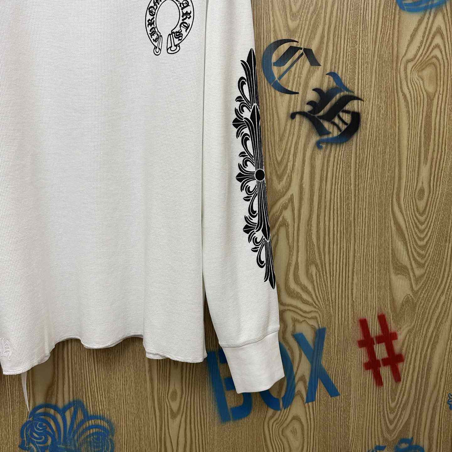 Chrome Hearts Horseshoe Logo Long Sleeve T-Shirt - DesignerGu