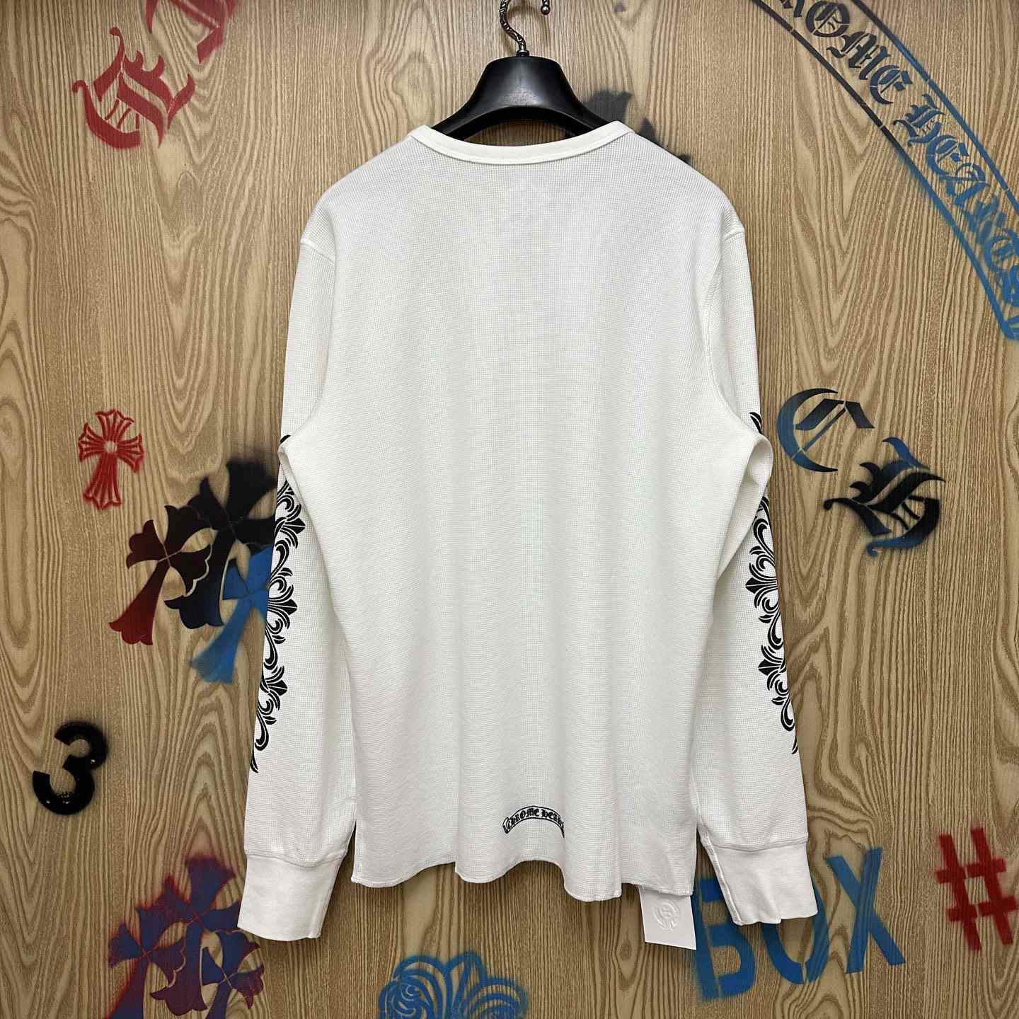 Chrome Hearts Horseshoe Logo Long Sleeve T-Shirt - DesignerGu