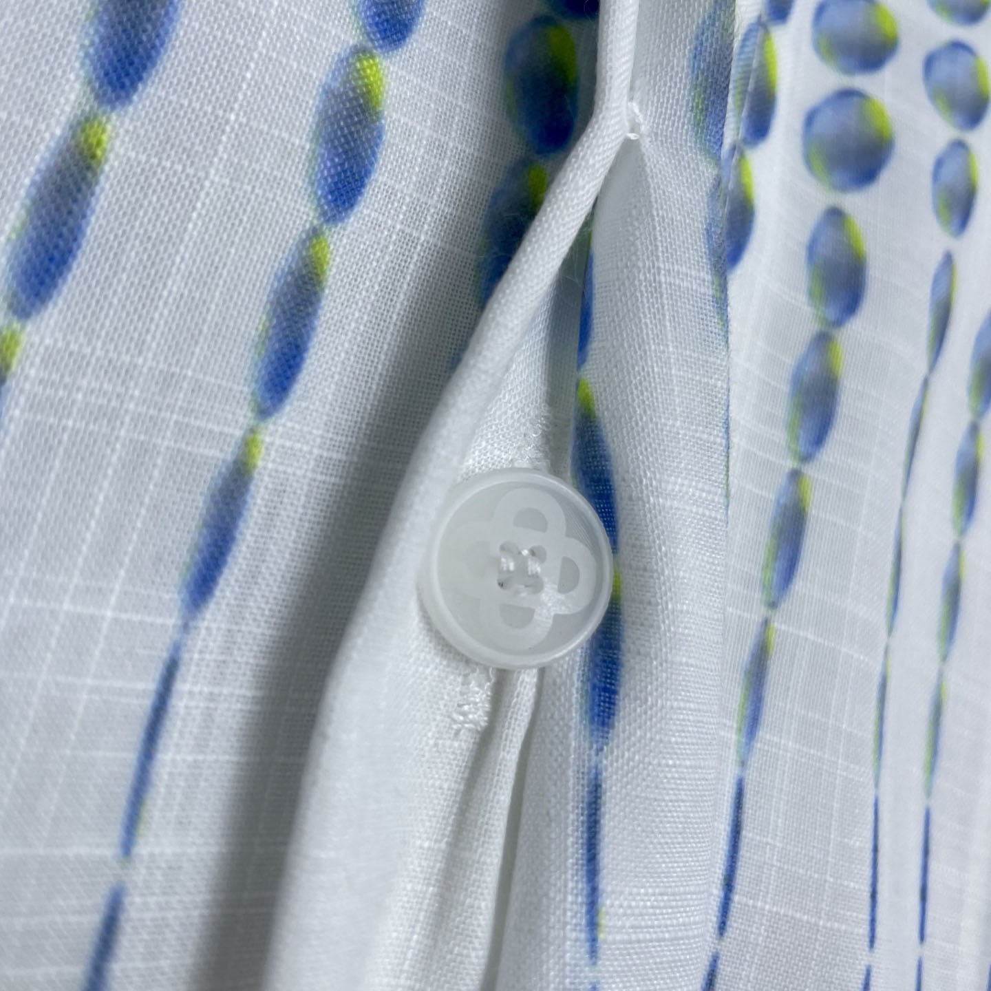 Casablanca White Pills Cuban Collar Short Sleeve Shirt CA3561 - DesignerGu