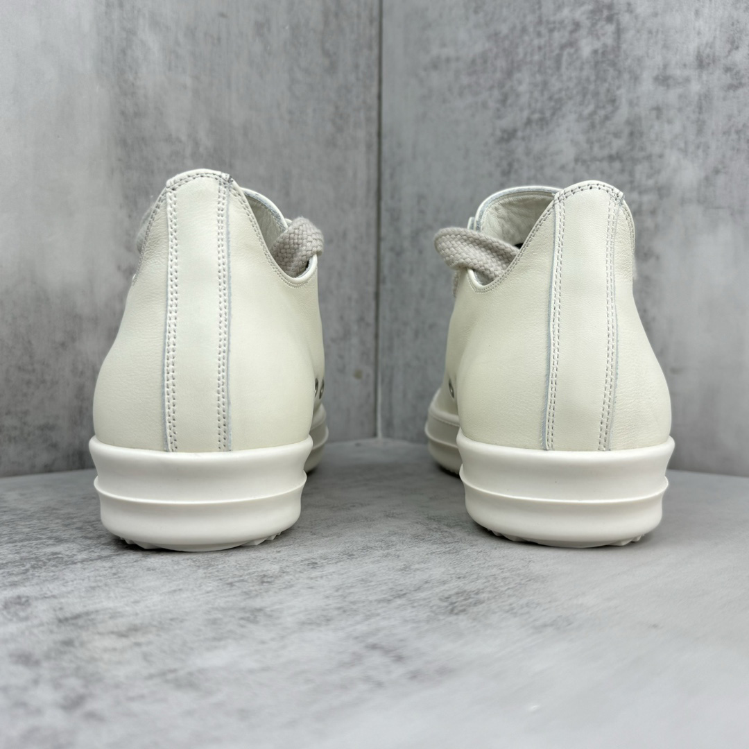 Rick Owens Porterville Jumbo Laced Low 'Milk' - DesignerGu