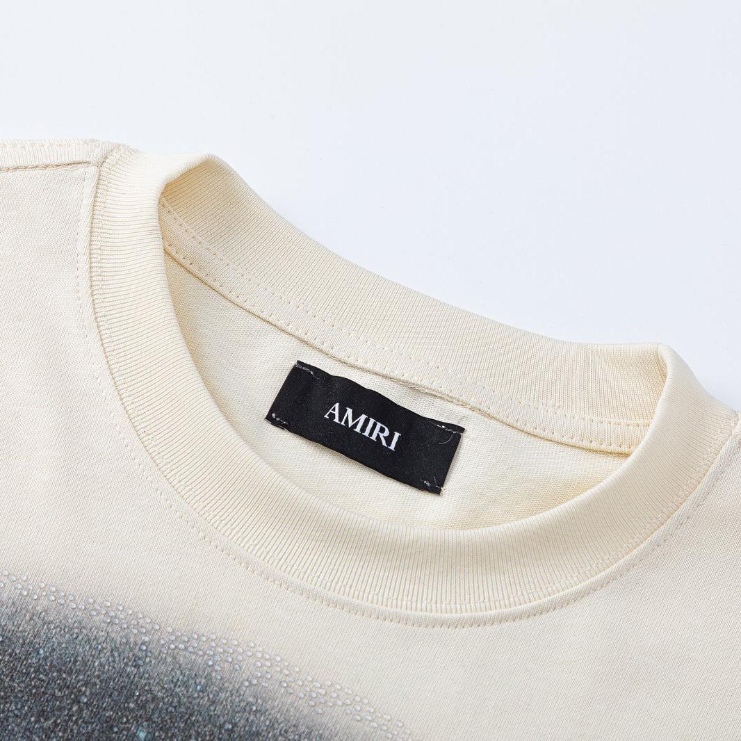Amiri Crystal Embellished T-shirt - DesignerGu