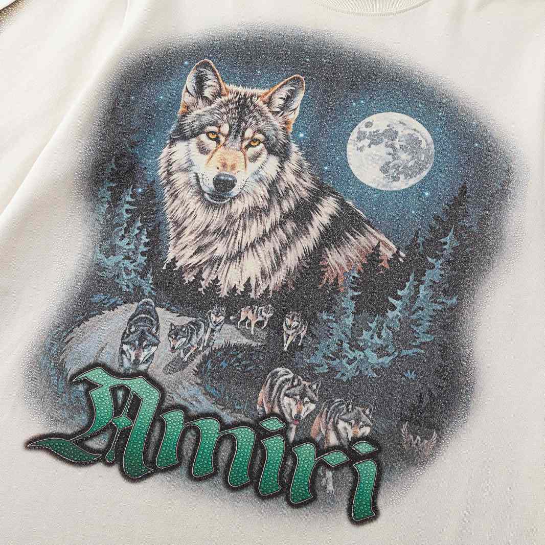 Amiri Crystal Embellished T-shirt - DesignerGu
