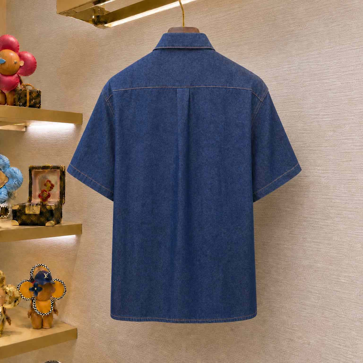 Loewe Short Sleeve Shirt In Cotton - DesignerGu