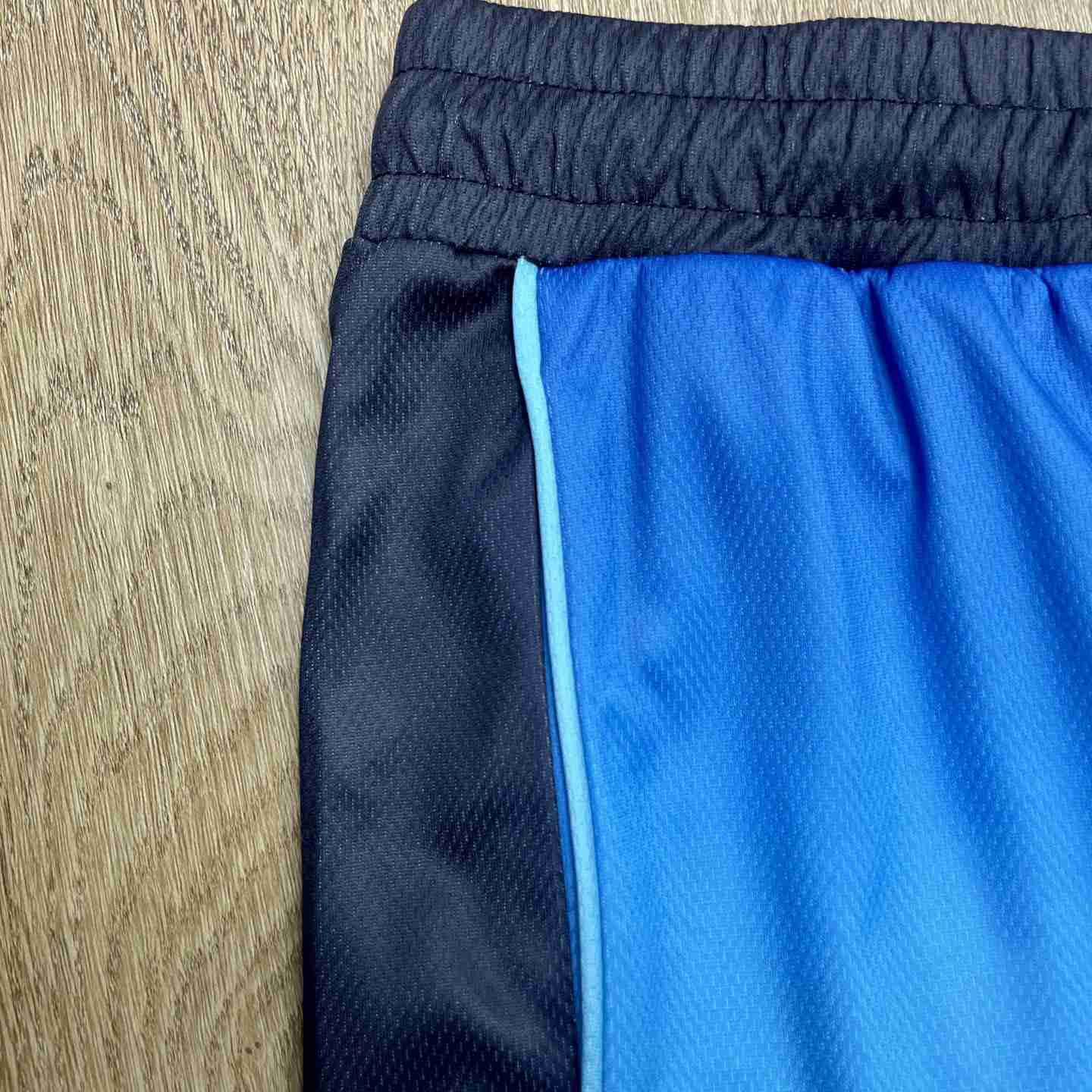 Casablanca Blue & Green Gradient Football Shorts C1159 - DesignerGu