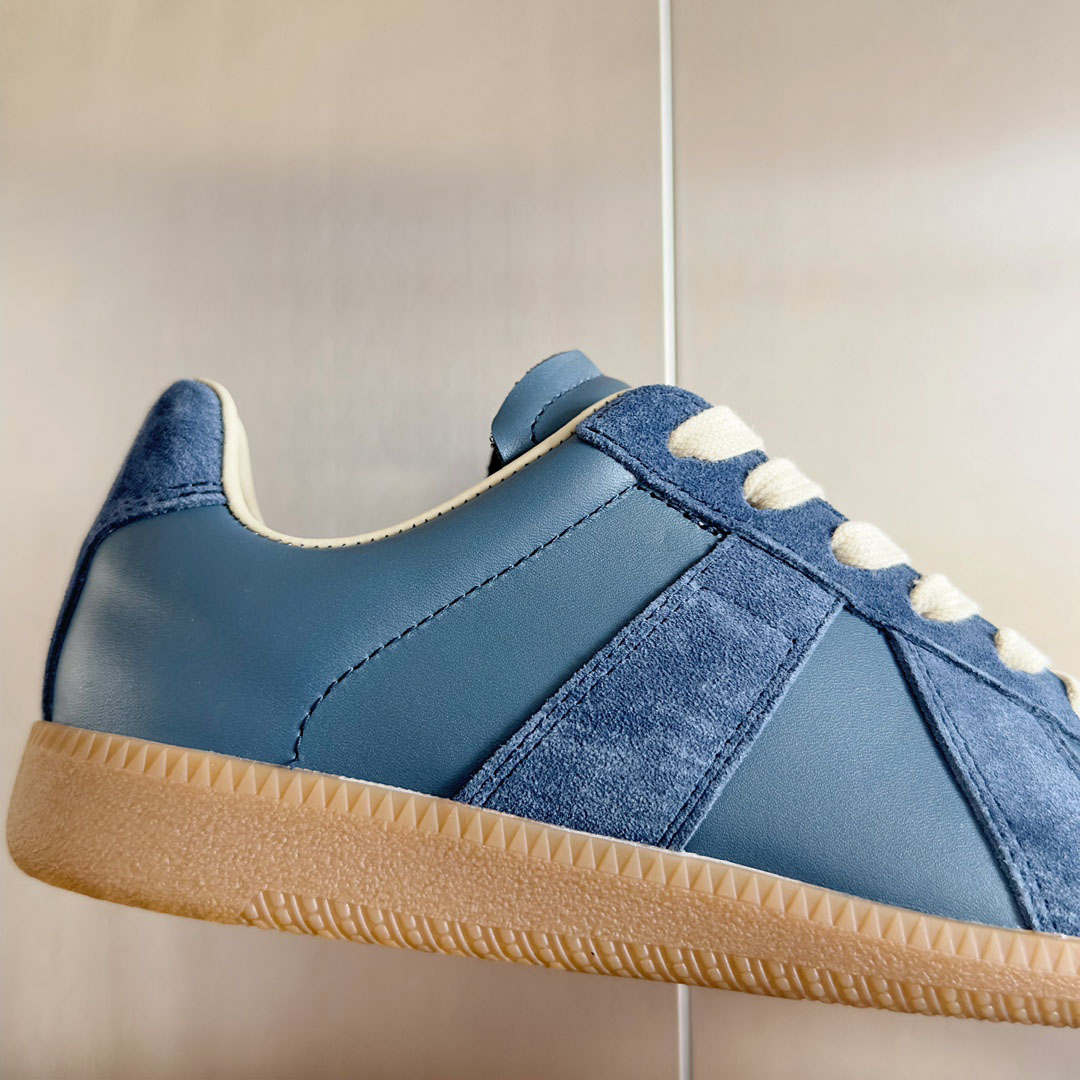 Maison MargielaReplica Suede And Leather Sneakers - DesignerGu