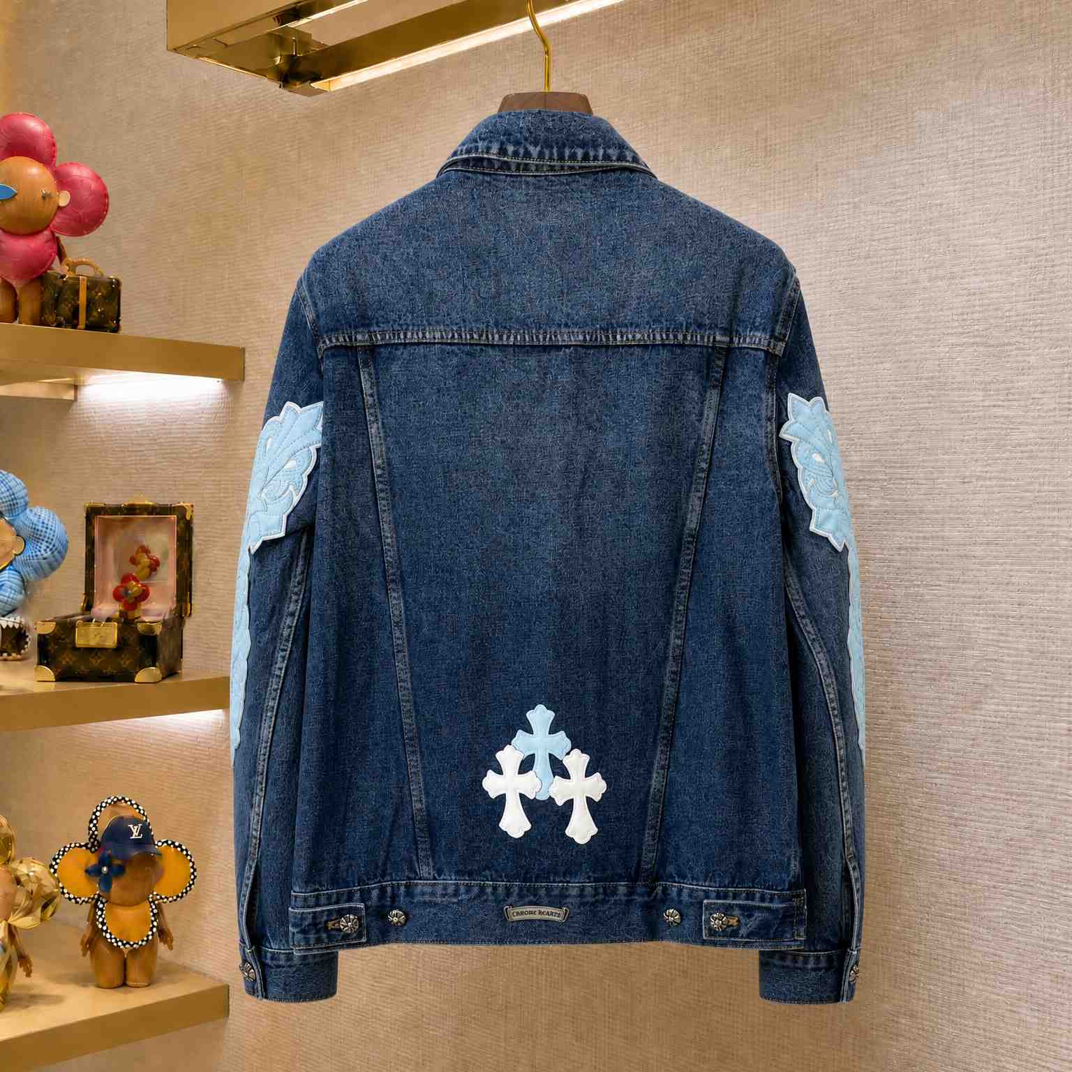 Chrome Hearts Denim Trucker Jacket - DesignerGu