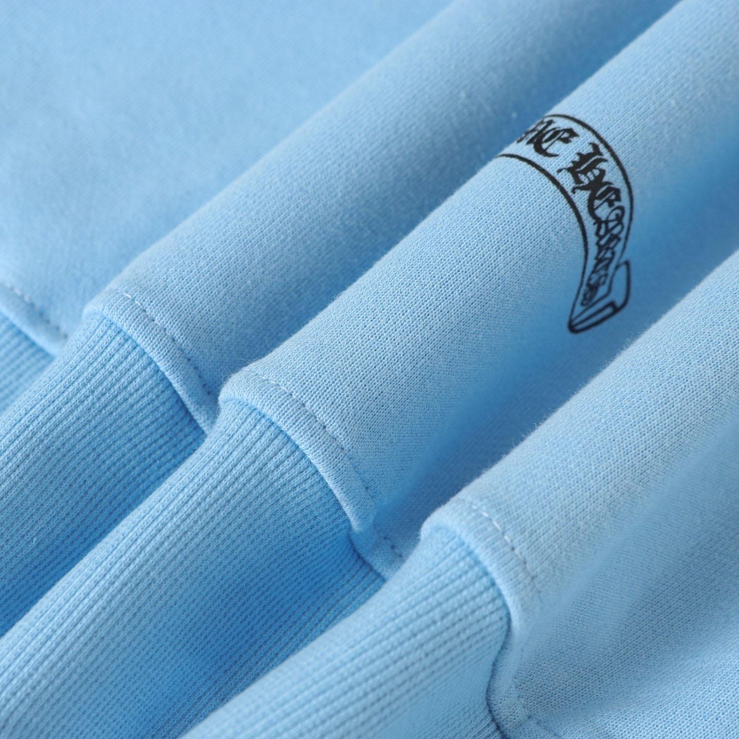 Chrome Hearts Miami Dagger Logo Hoodie 'Blue' - DesignerGu