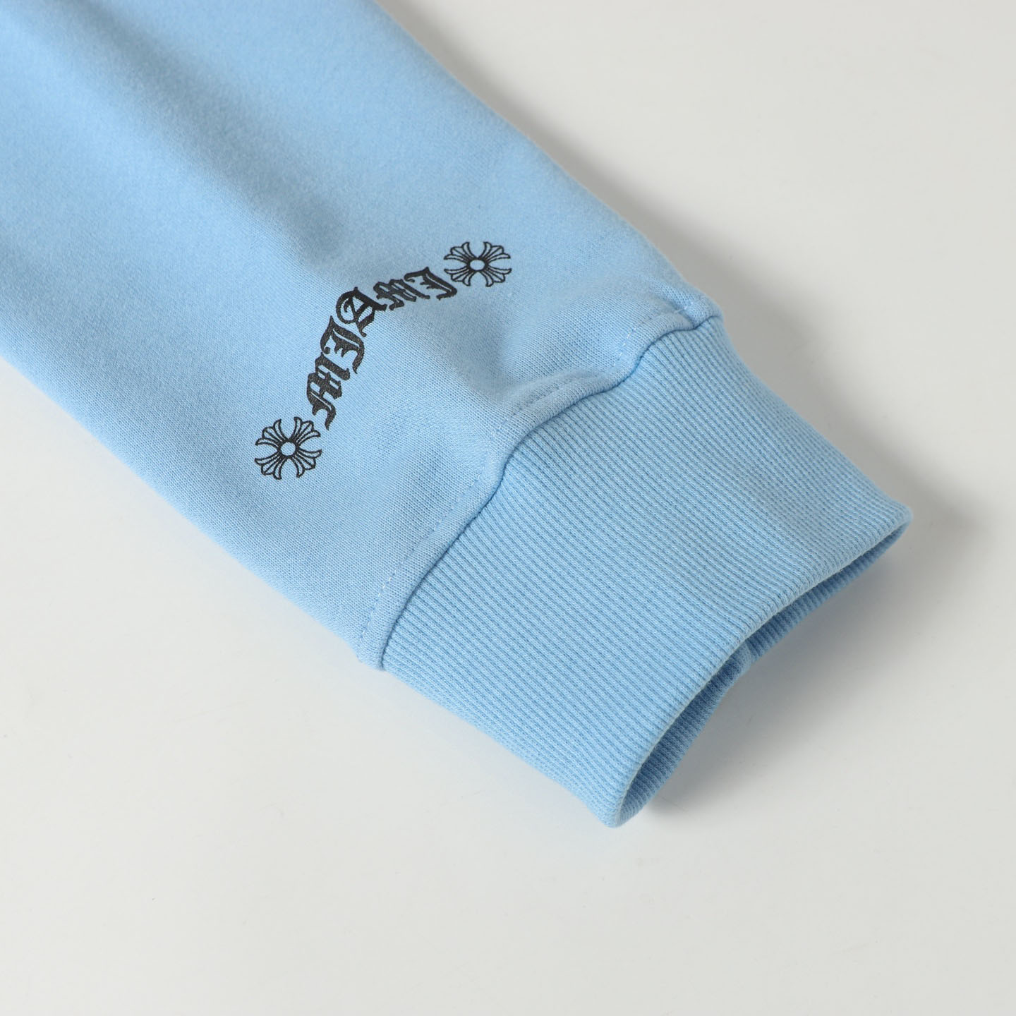 Chrome Hearts Miami Dagger Logo Hoodie 'Blue' - DesignerGu