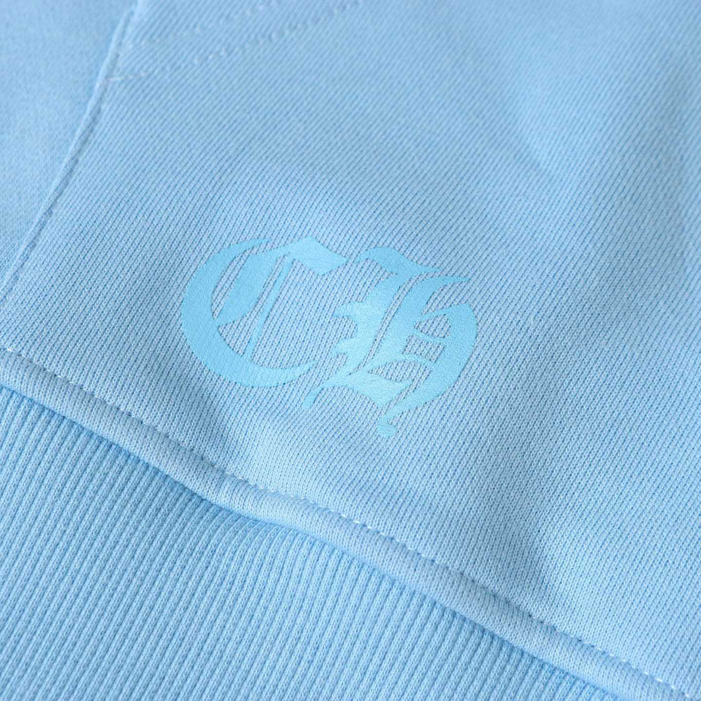 Chrome Hearts Miami Dagger Logo Hoodie 'Blue' - DesignerGu