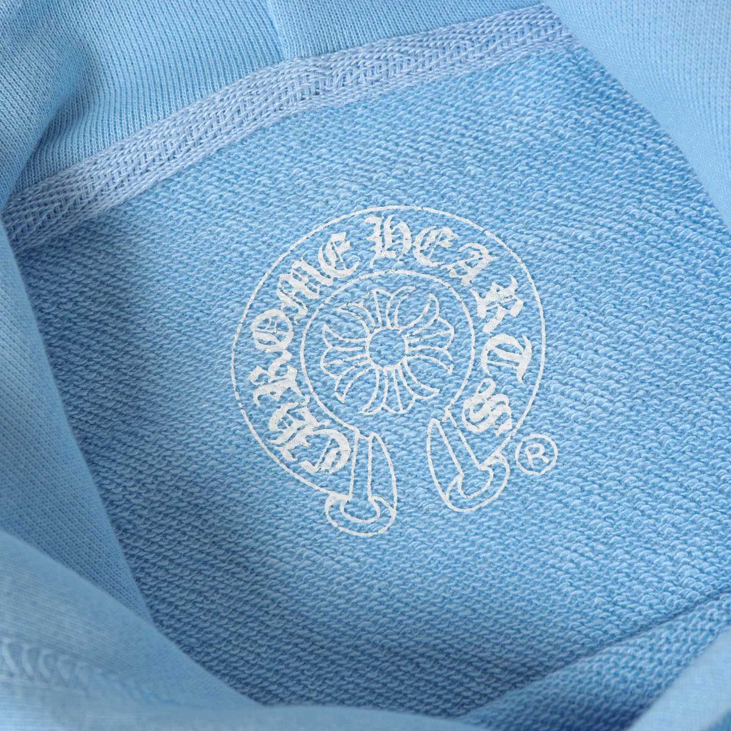 Chrome Hearts Miami Dagger Logo Hoodie 'Blue' - DesignerGu