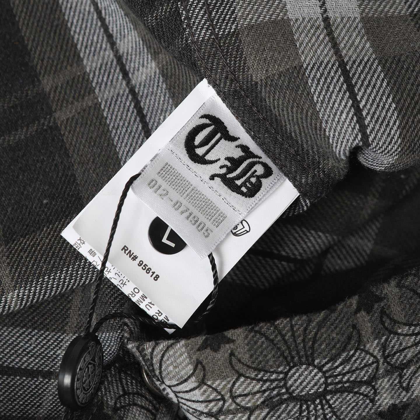 Chrome Hearts Monogram Cross Patch Flannel Shirt - DesignerGu