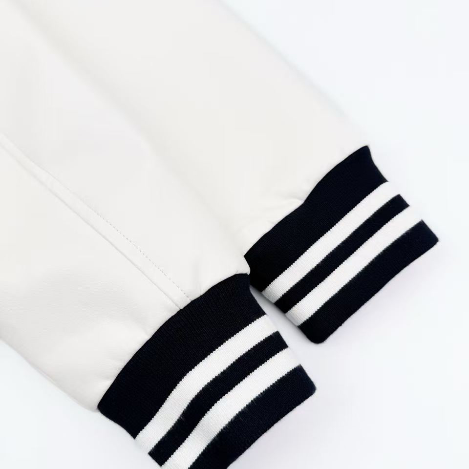 Celine Teddy Varsity Jacket In Textured Wool - DesignerGu